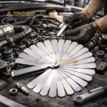 Steel Feeler Gauge – 26 Blade Precision Thickness Gauge (.03 mm to 1.00 mm | 6” & 12”)